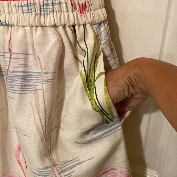 les petites jupes de prune flamingo print skirt - Picture 9 of 10